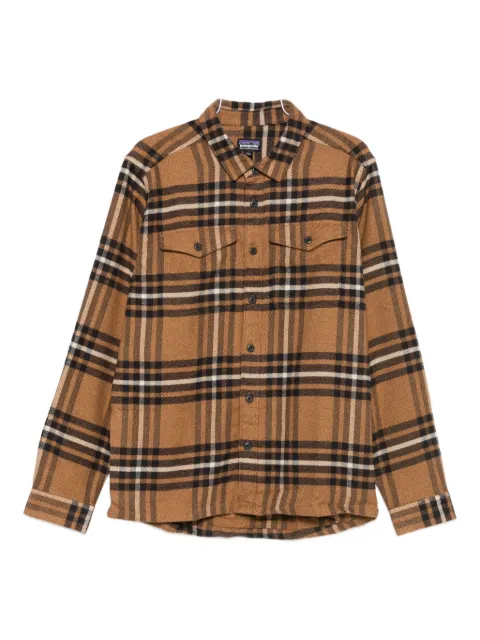 Patagonia plaid organic-cotton shirt