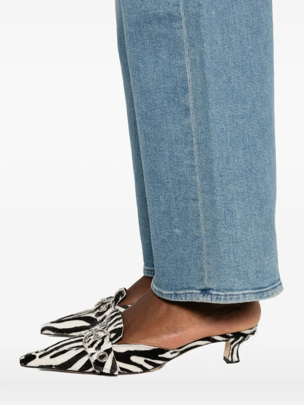 MOTHER The Spinner straight-leg jeans Blauw