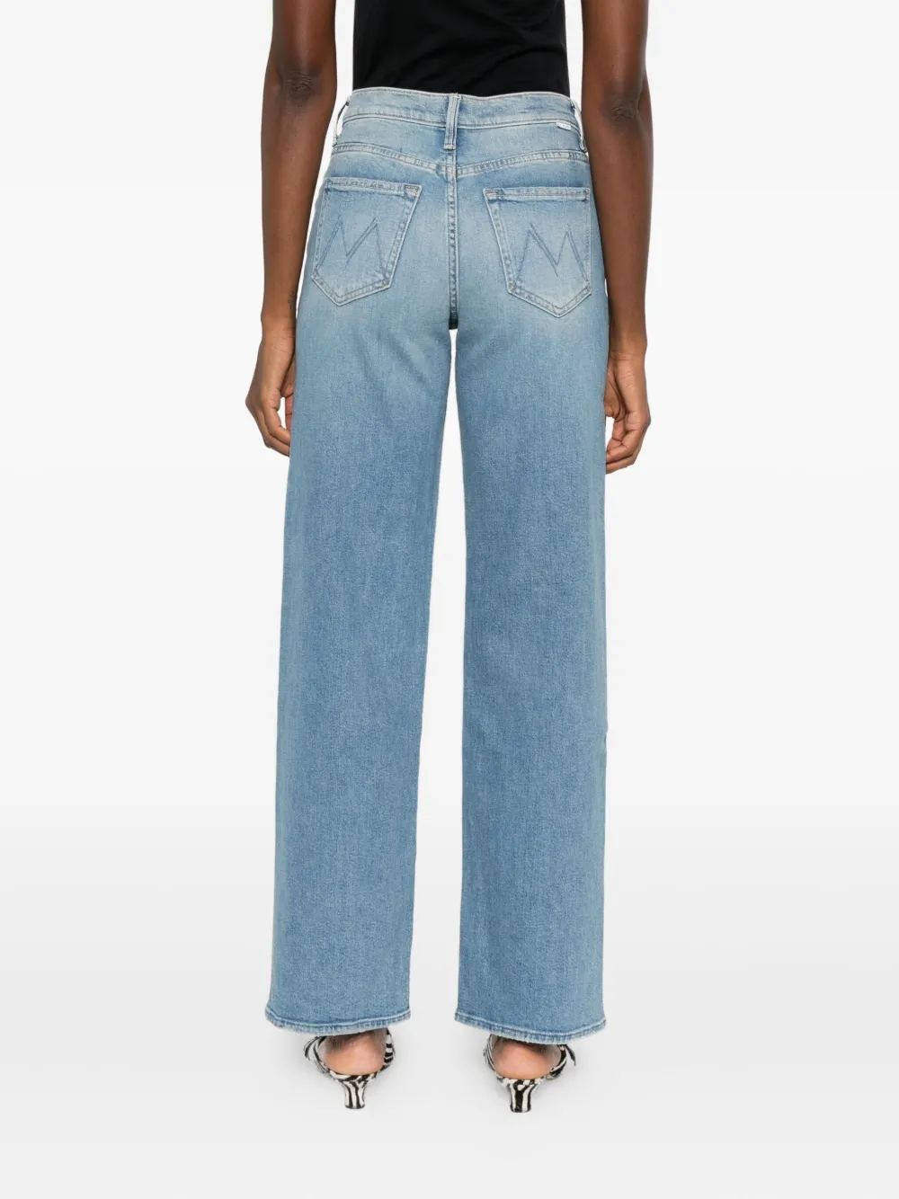 MOTHER The Spinner straight-leg jeans Blauw