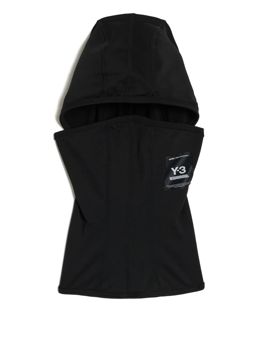 Y-3 pasamontañas con capucha en colaboración con Neighborhood | negro | Image 1