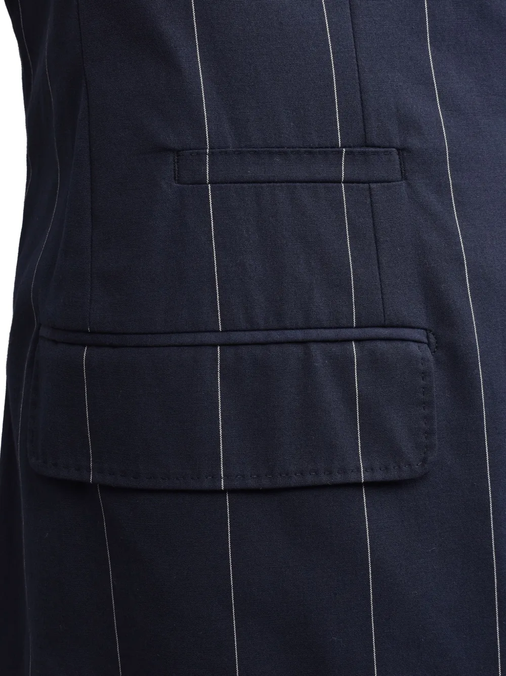 Brunello Cucinelli Blazer met krijtstreep Blauw