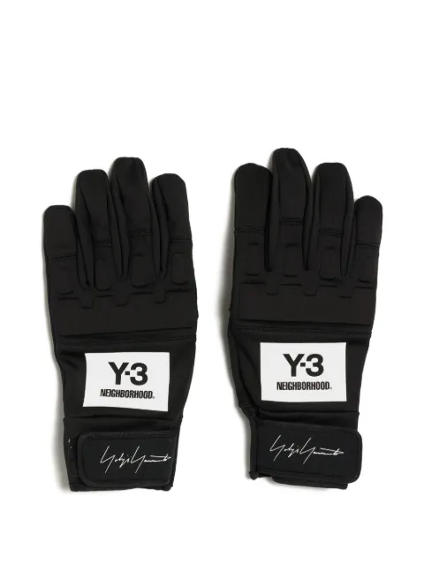 Y-3 ADIDAS x Neighborhood logo-patch gloves