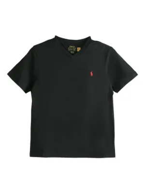 POLO RALPH LAUREN KIDS logo-embroidered Polo Shirt | Black | FARFETCH