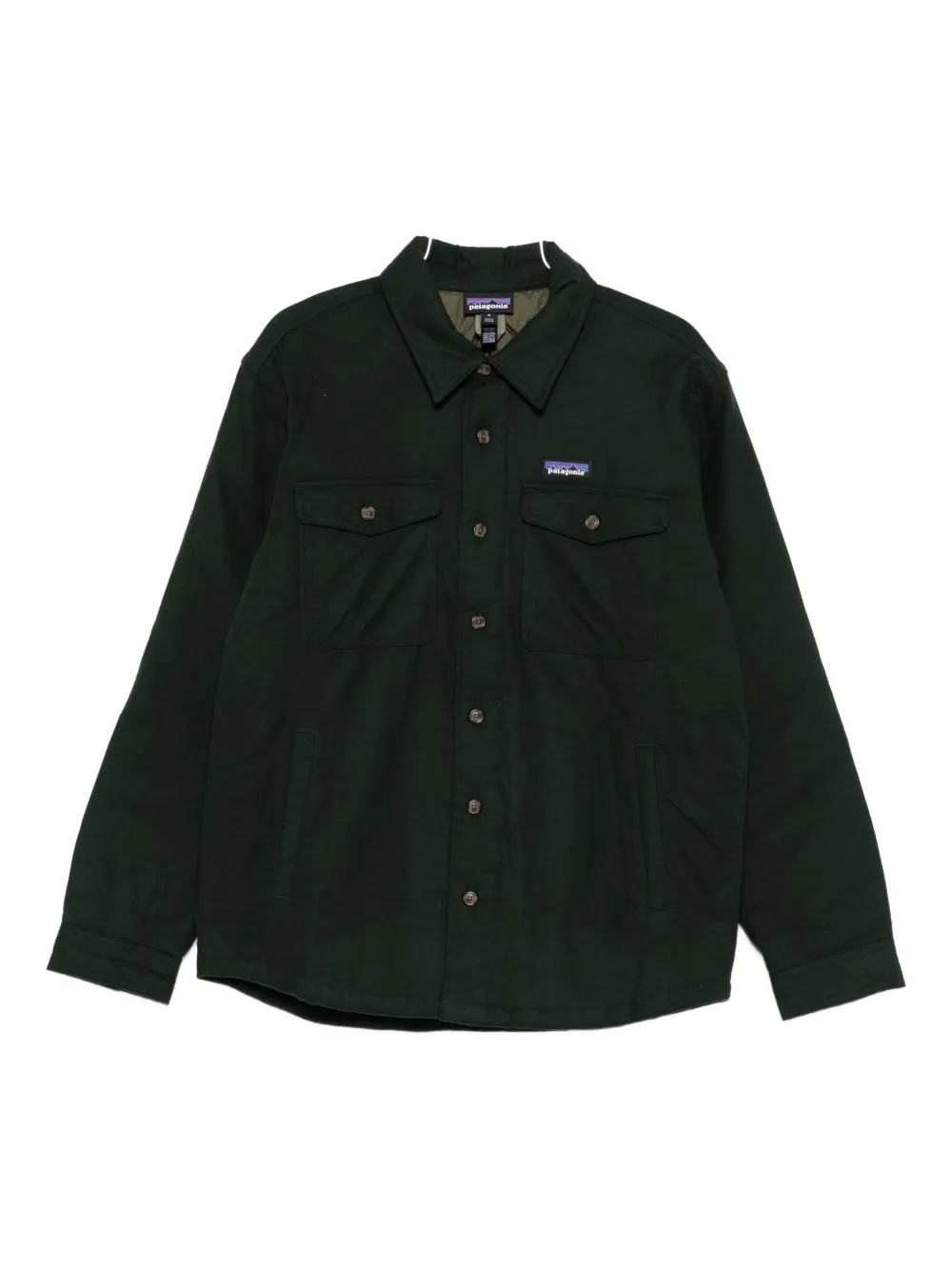 Patagonia button-front flap-pocket shirt - Verde