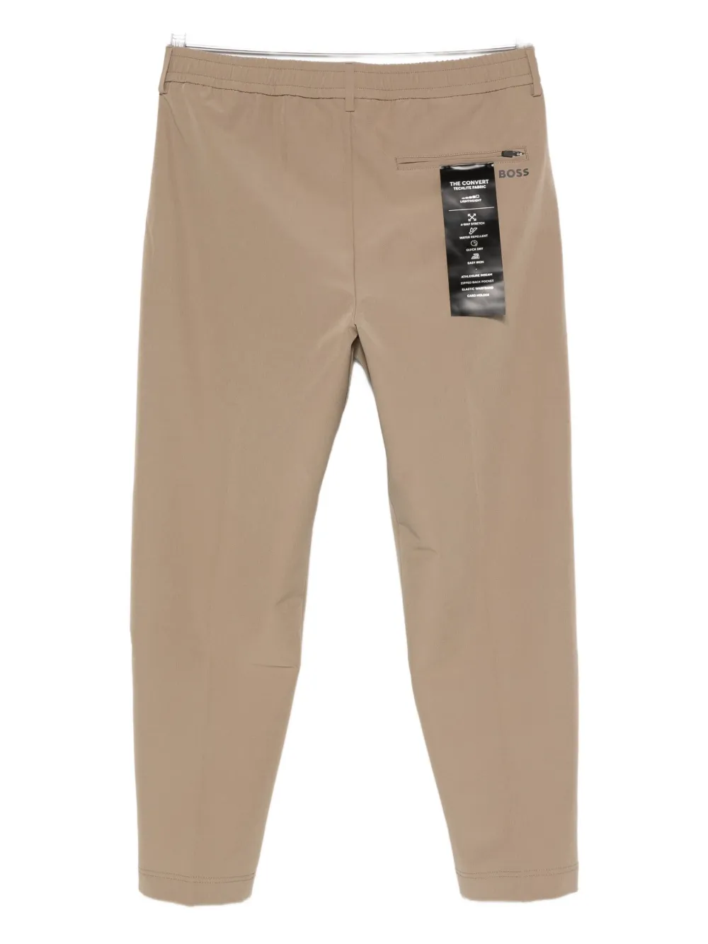 BOSS water-repellent trousers - Groen