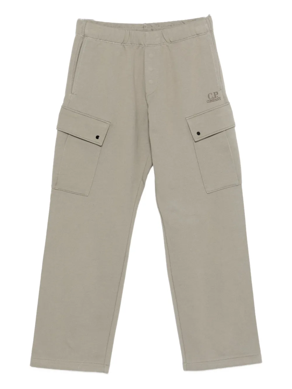 C.p. Company Cargo Pocket Sweatpants In Neutral