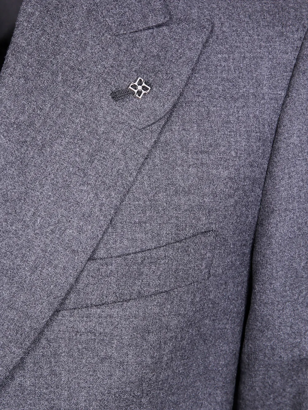 Tagliatore double-breasted wool suit Grijs