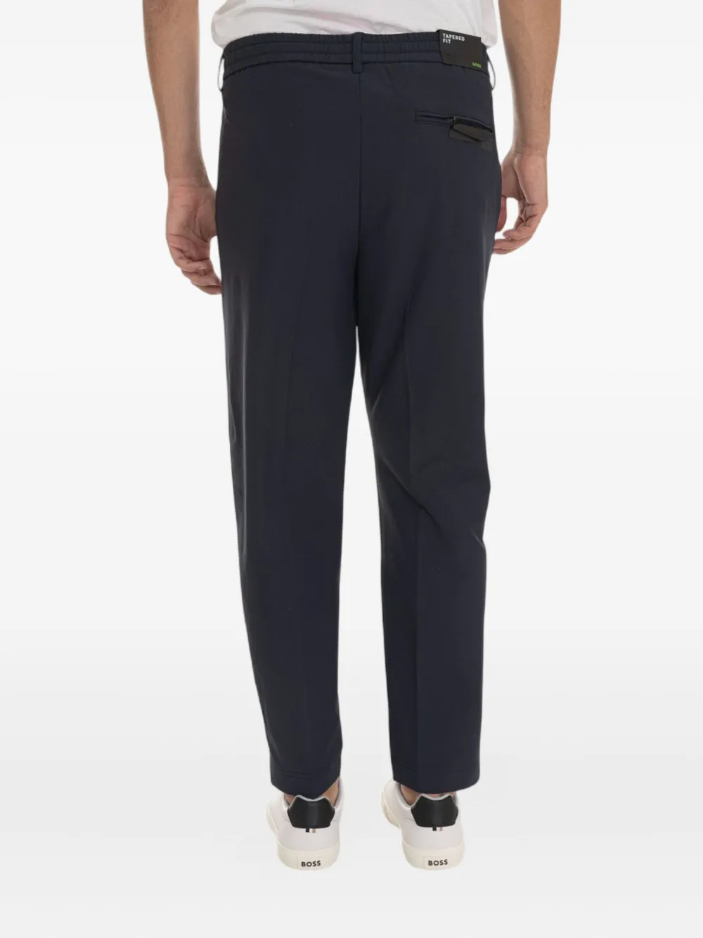 Hugo Boss Drawstring Trousers In Black