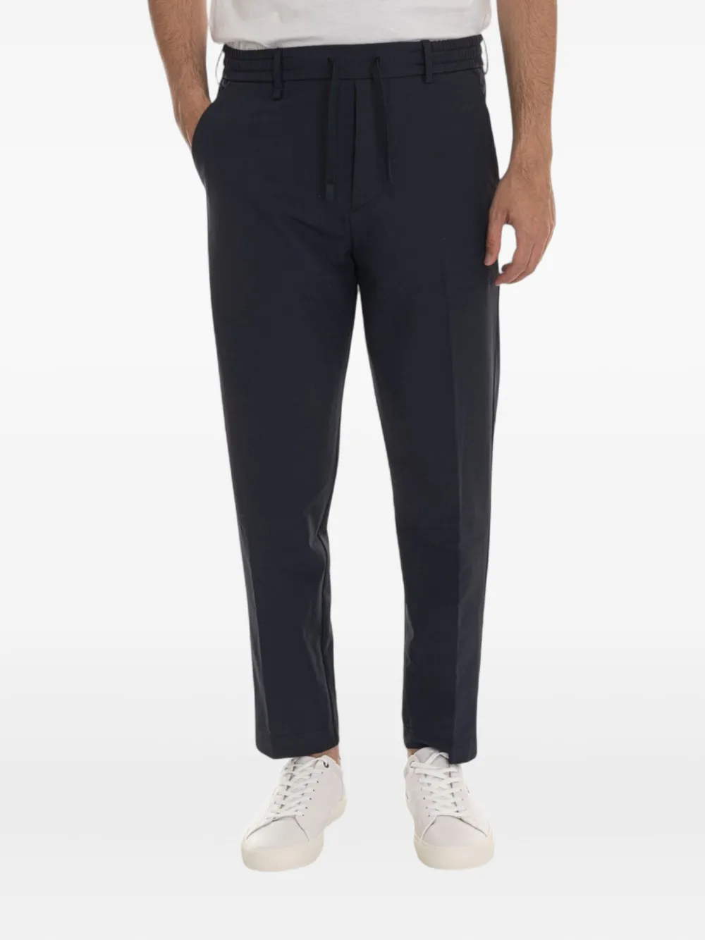 Hugo Boss Drawstring Trousers In Black