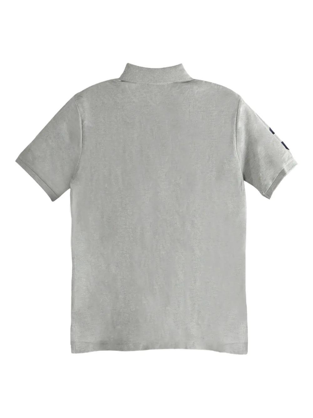 POLO RALPH LAUREN KIDS number-embroidered polo shirt Grijs