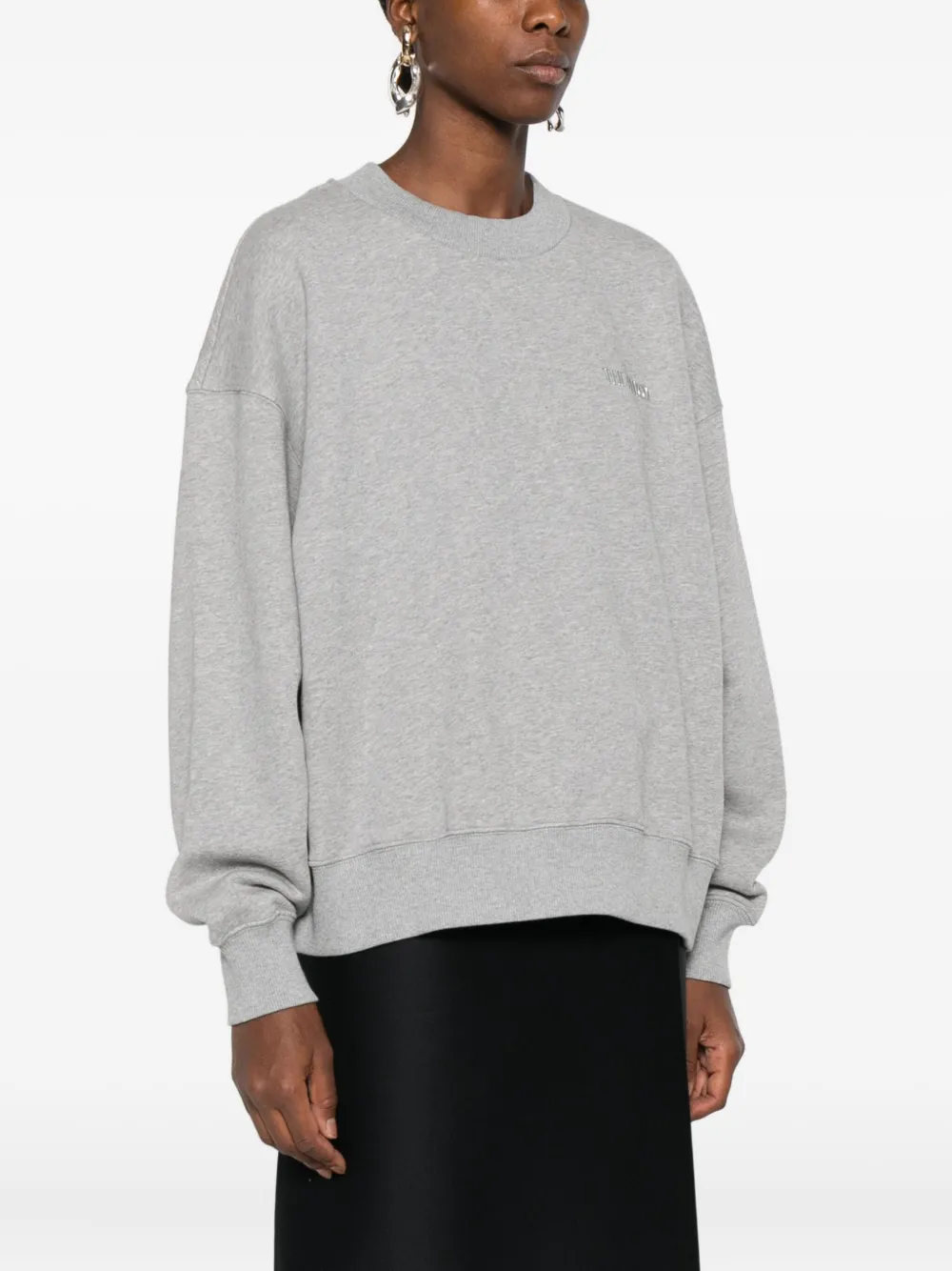 The Attico Sweater met ronde hals Grijs