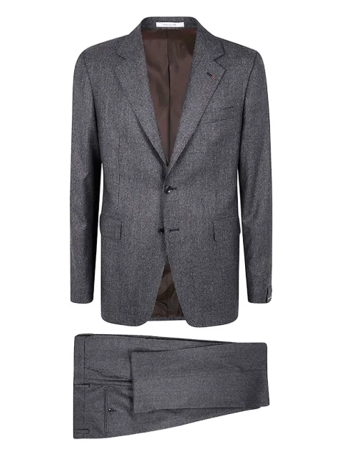 Tagliatore notched single-breasted wool suit