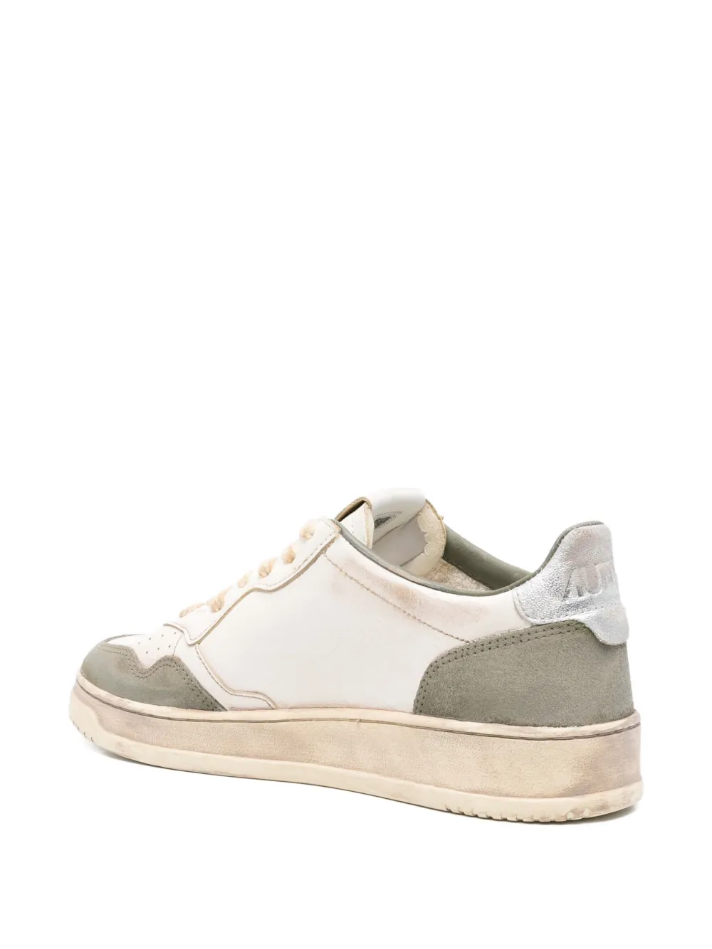 Autry Sneakers met leren vlakken Beige