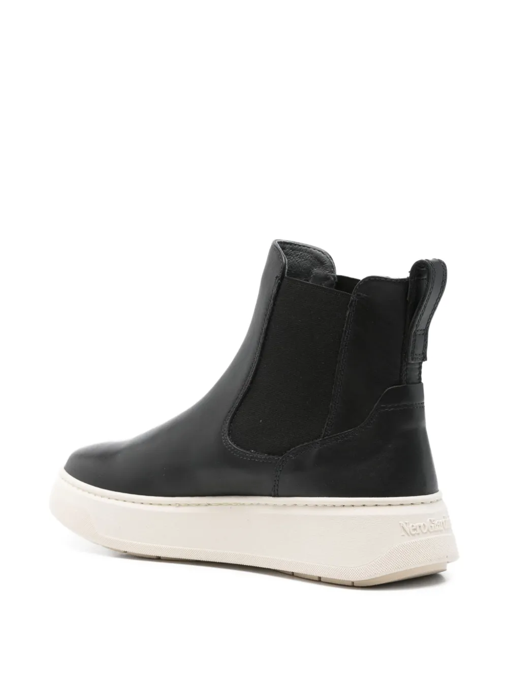 NERO GIARDINI 35mm embellished elastic-sided boots Black