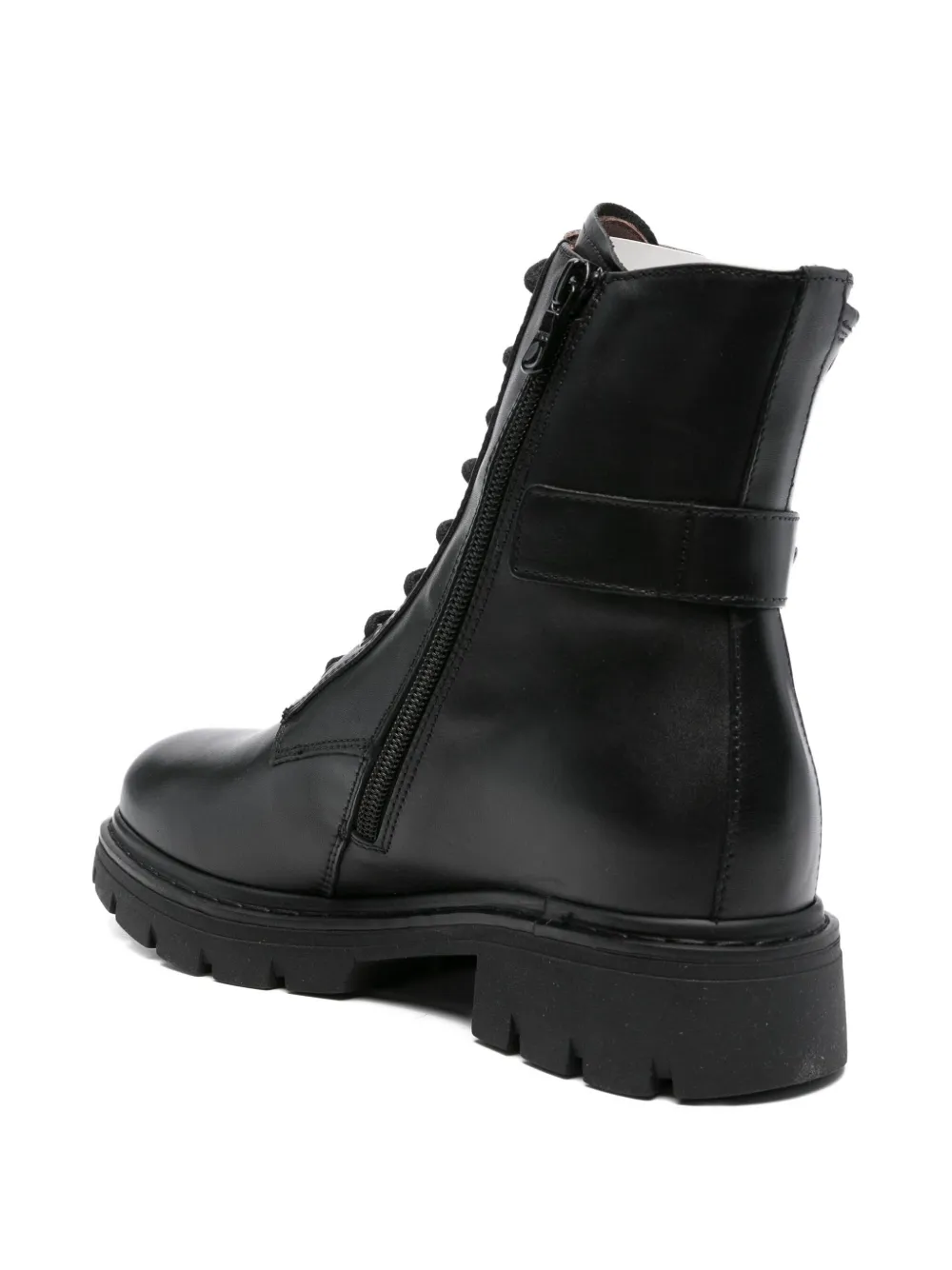 NERO GIARDINI stud-embellishment leather boots Black