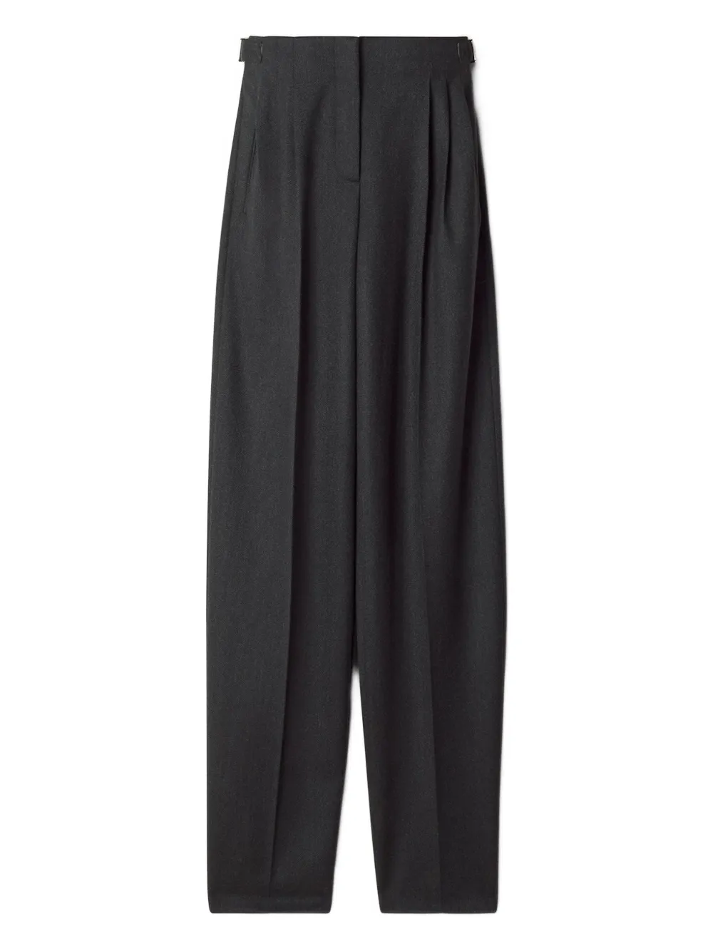 Lanvin Buckled Tailored Trousers In Black