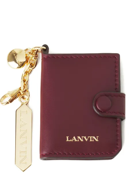Lanvin leather keyring cardholder
