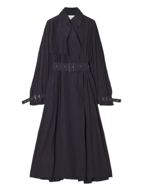 Lanvin pleated belted trench coat