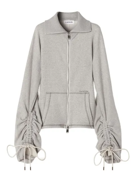 Lanvin cotton gathered-cuff jacket