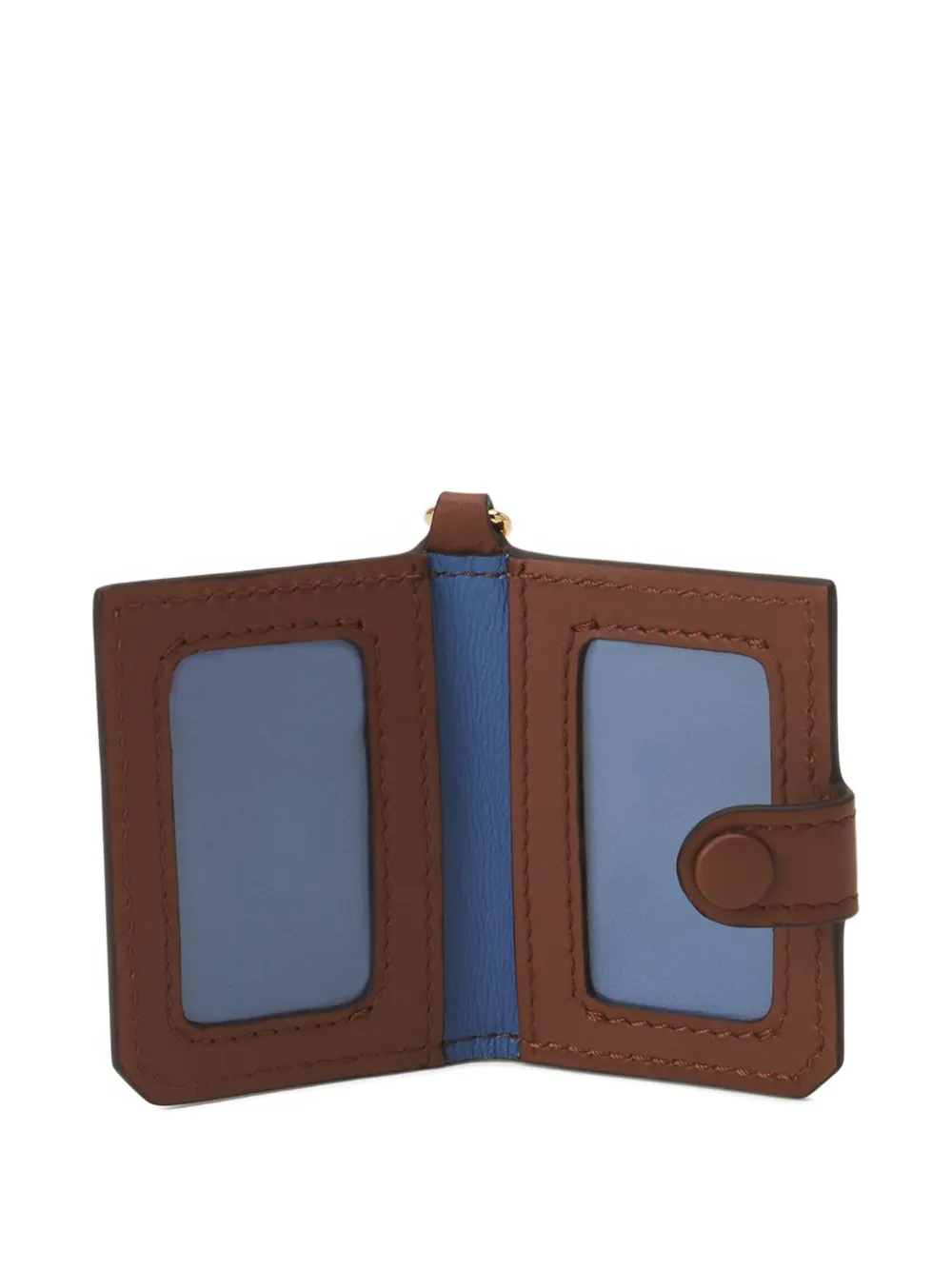 Lanvin Leren pasjeshouder met sleutelhanger Bruin