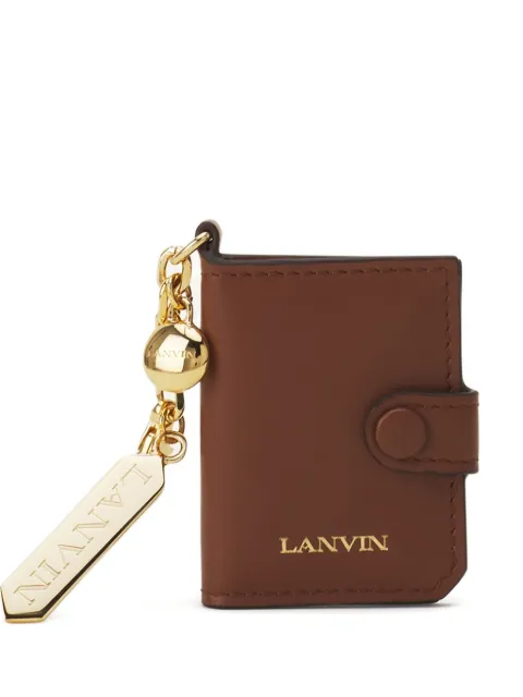Lanvin leather keyring cardholder