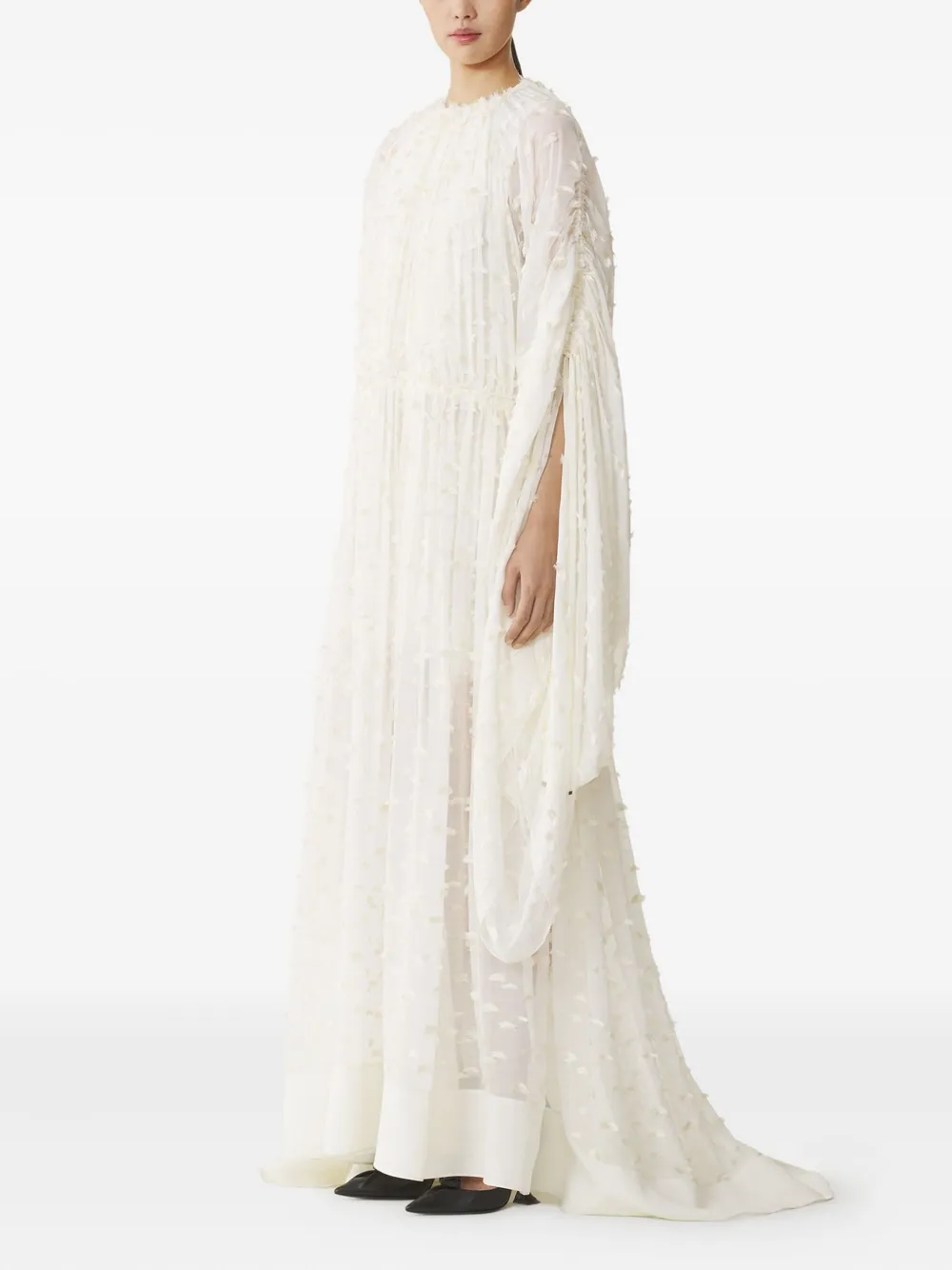 Lanvin Geplooide maxi-jurk - Wit