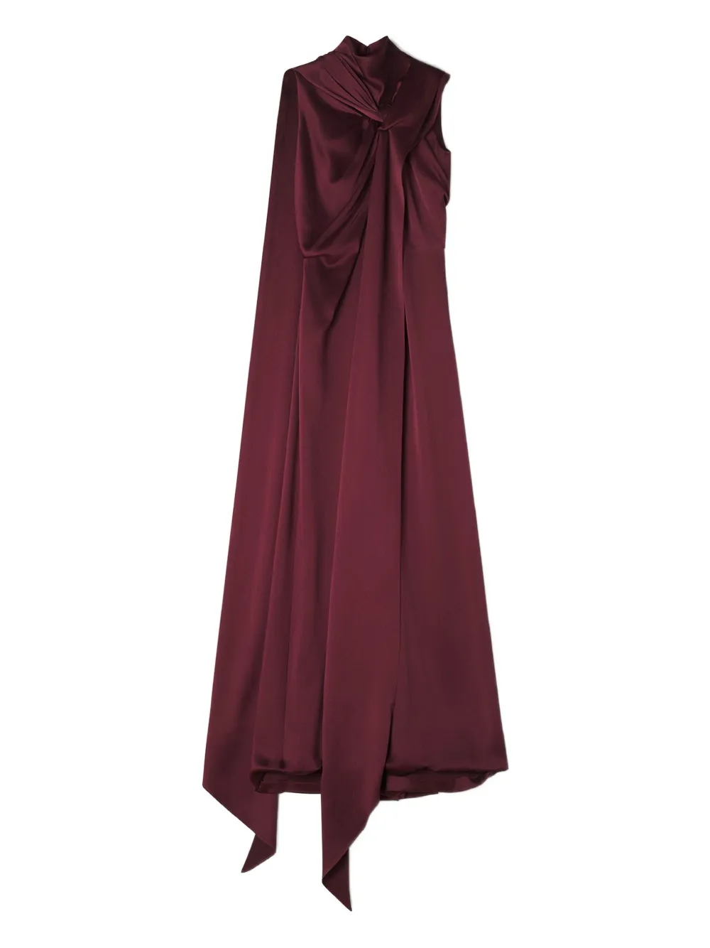 Lanvin Gedraaide jumpsuit met hoge hals Rood