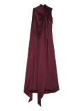 Lanvin high-neck twisted jumpsuit - Red