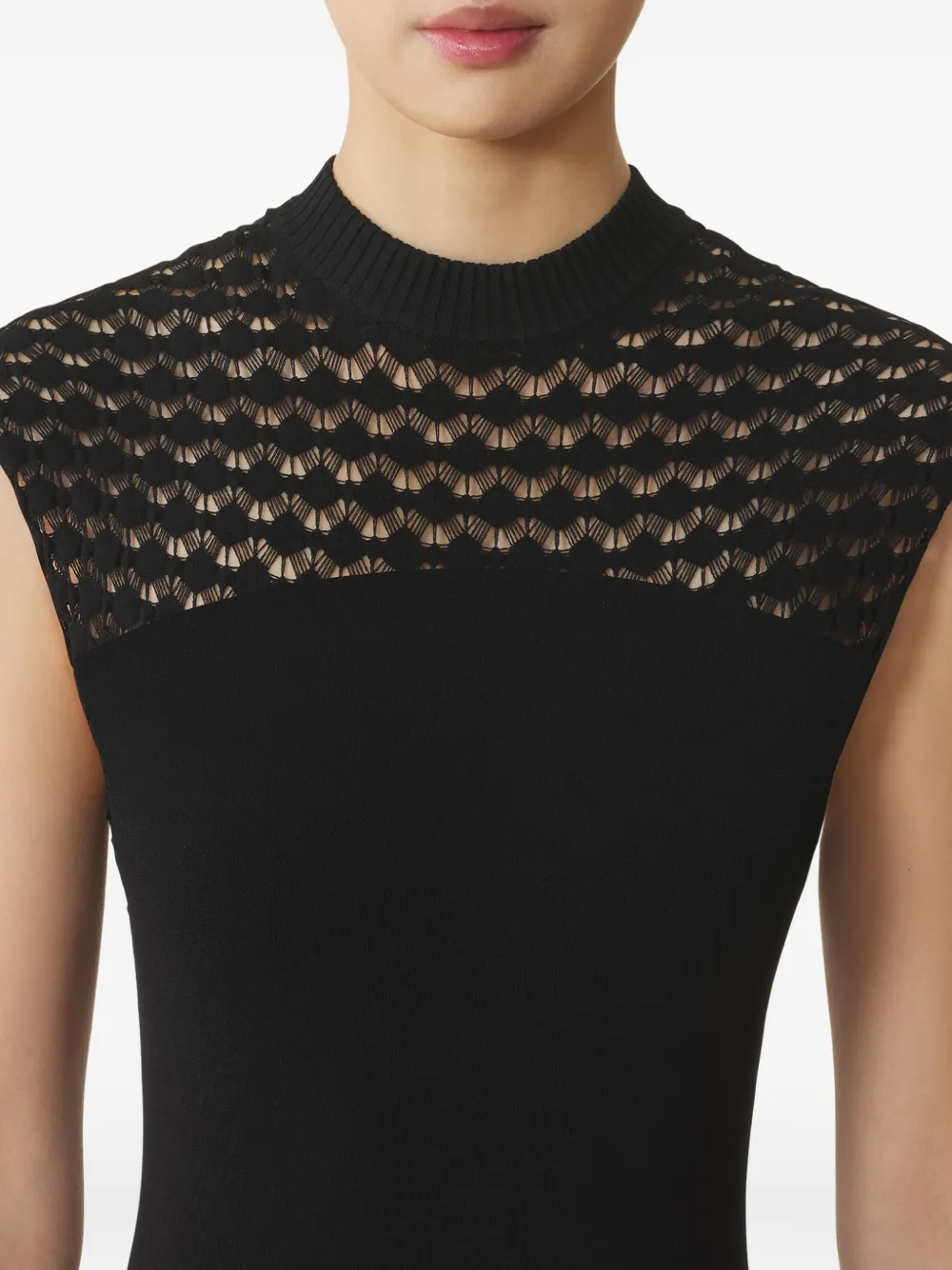 Lanvin Maxi-jurk met A-lijn Zwart