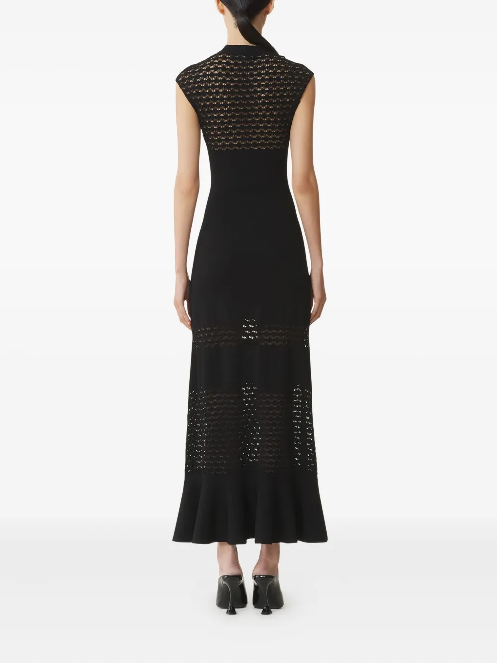 Lanvin Maxi-jurk met A-lijn Zwart