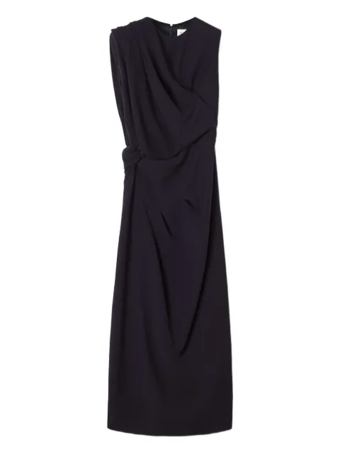 Lanvin draped midi dress