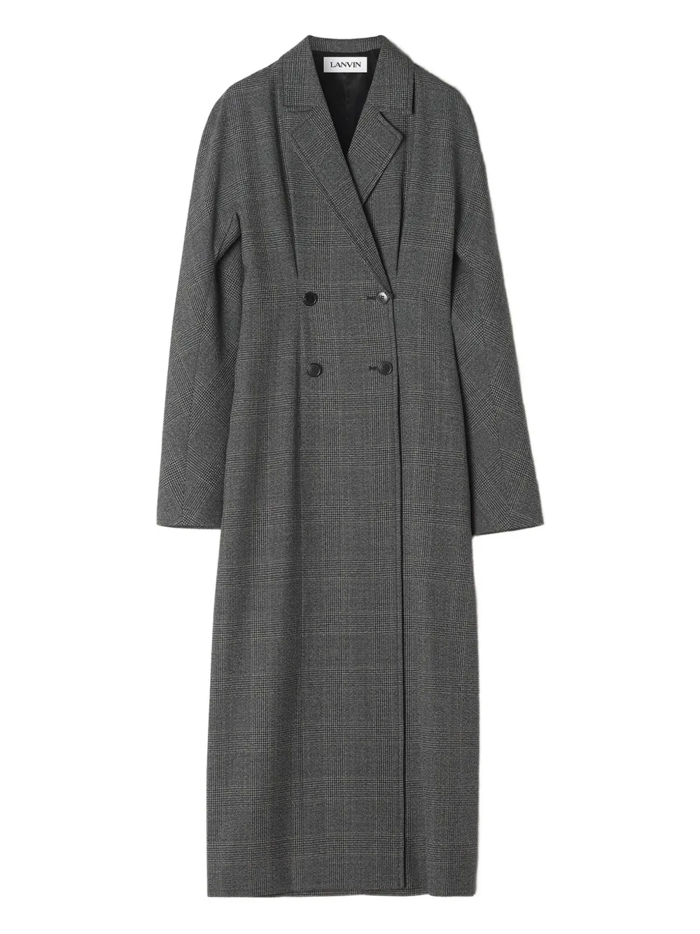 Lanvin vestido midi con doble botonadura | gris | Image 1