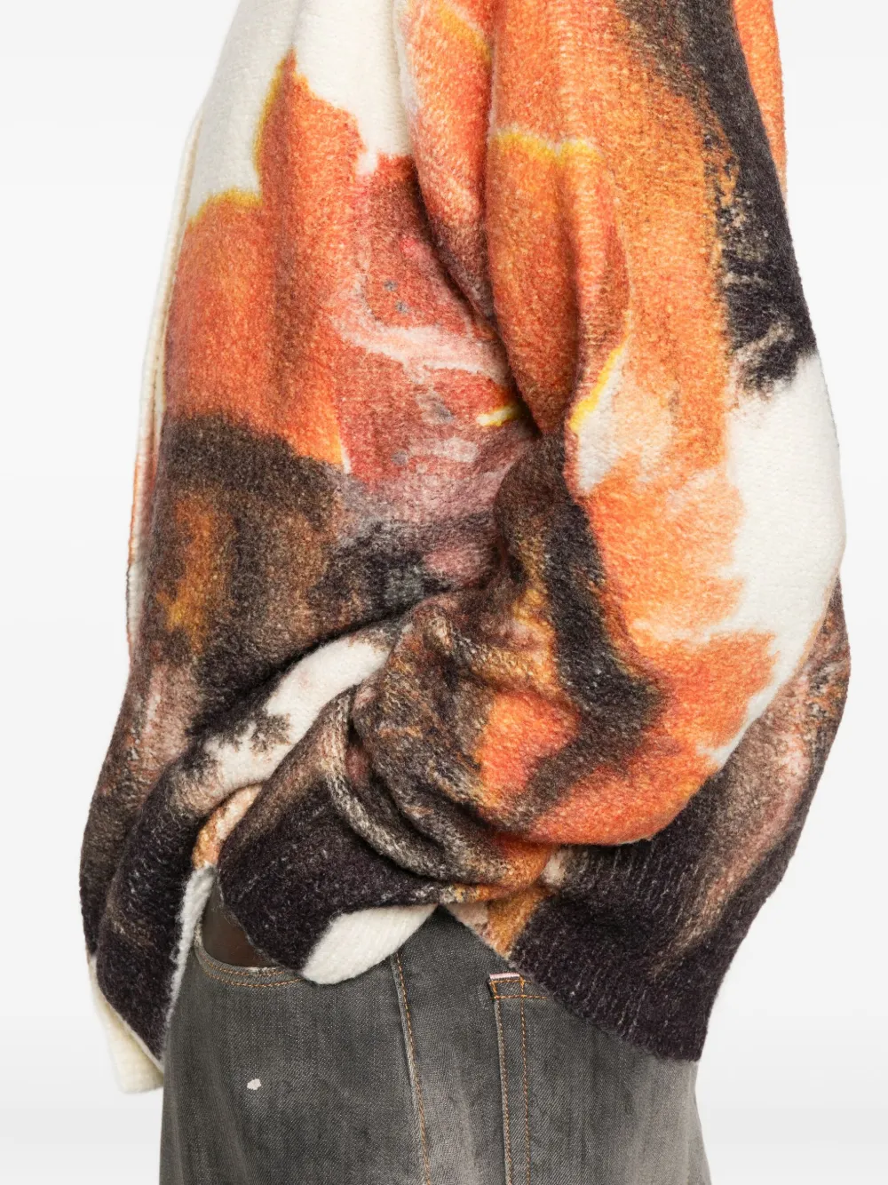 Y-3 Vest met grafische print Beige