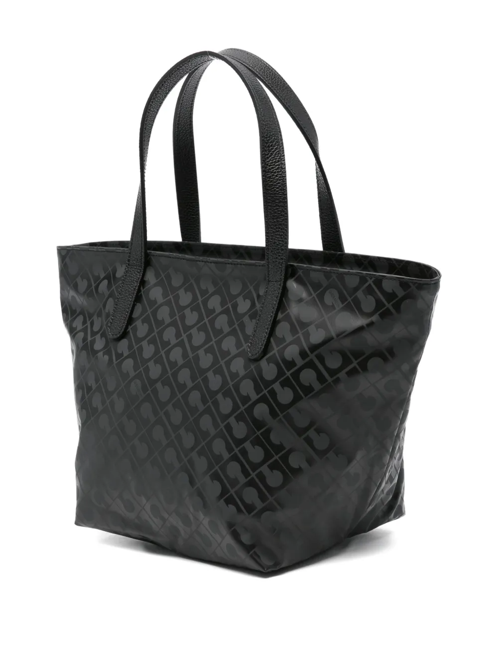 Gherardini Monogram-pattern Tote Bag In Gray