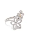 APM Monaco Pearl blossom ring - Silver