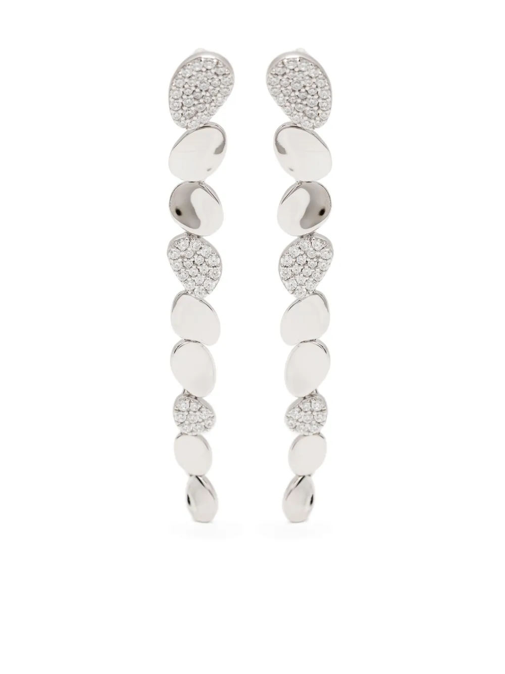 APM Monaco Galet drop earrings | Silver | Image 1