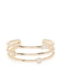 APM Monaco Triple éclat cuff - Gold