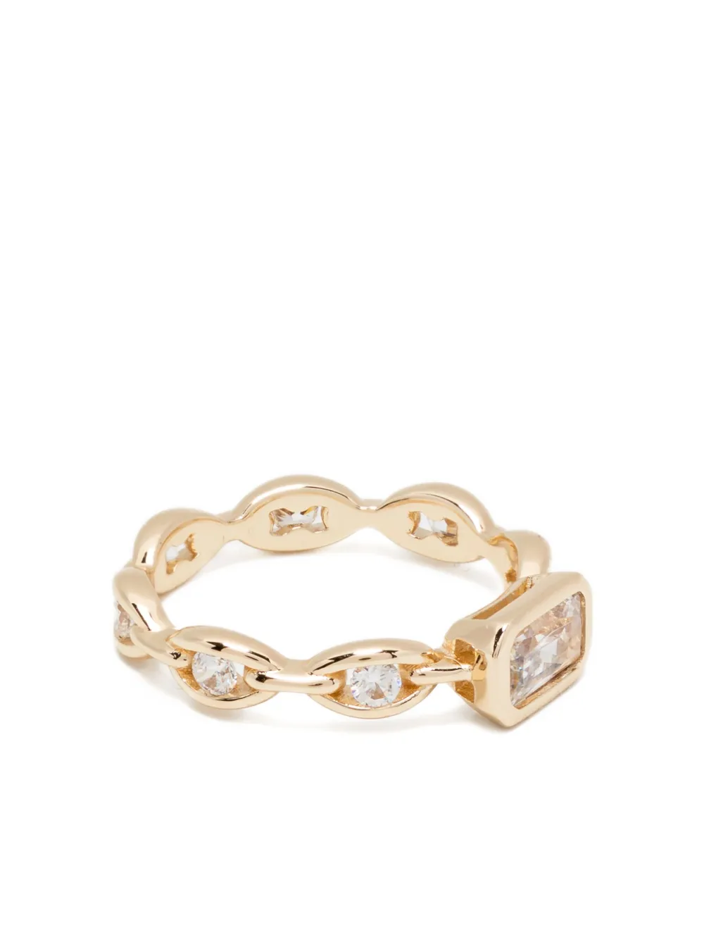 APM Monaco Éclat chain ring | Gold | Image 1