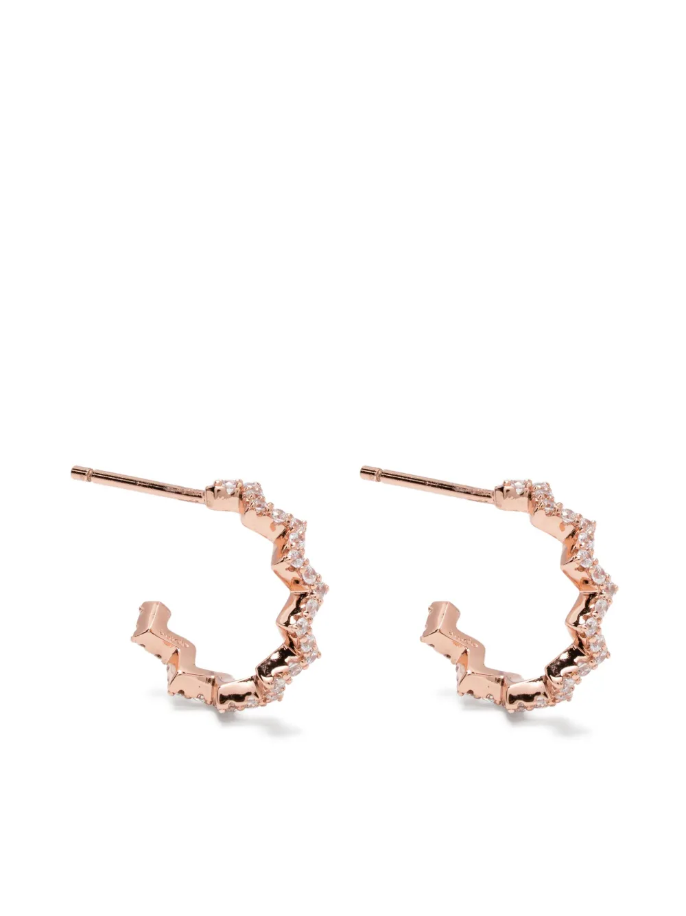 APM Monaco up and down rose gold earrings | Gold | Image 1