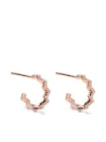 APM Monaco up and down rose gold earrings