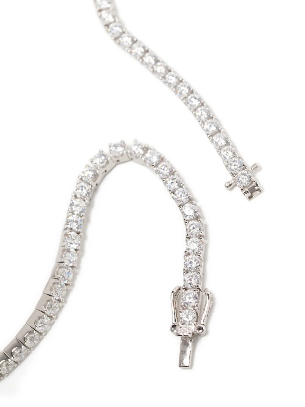 APM Monaco Pavé choker - Zilver