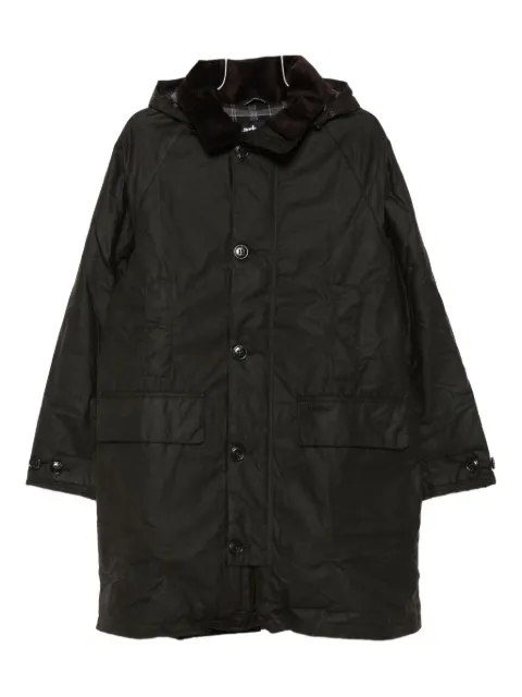 Barbour corduroy-collar coat