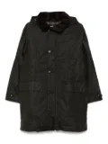 Barbour corduroy-collar coat - Brown
