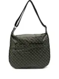 Gherardini monogram-pattern satchel bag - Green