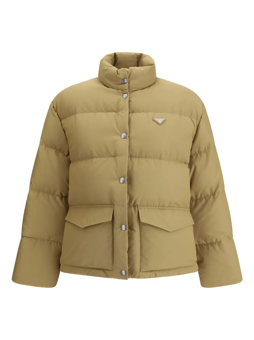 Prada quilted puffer jacket Beige