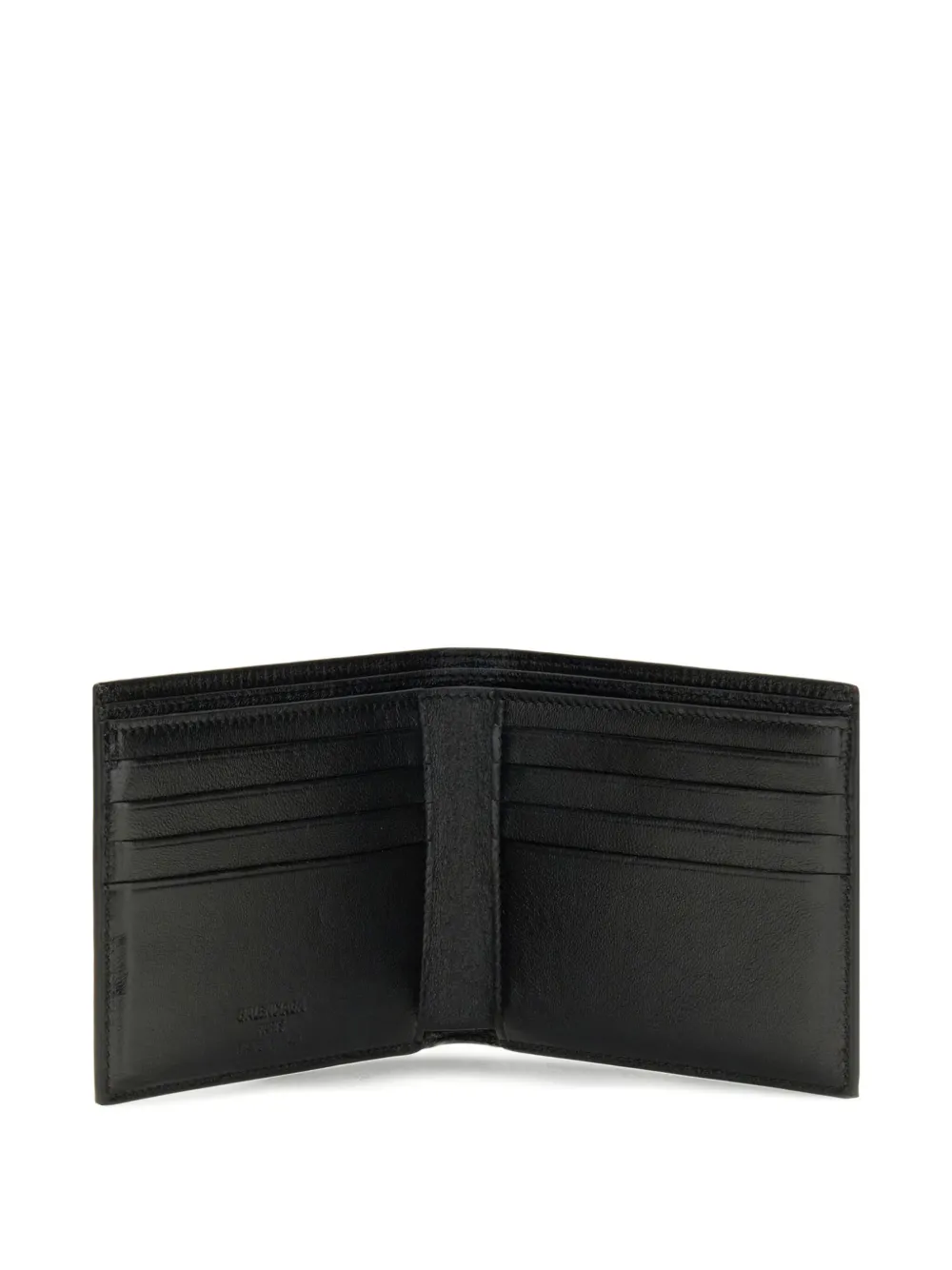Balenciaga tape-print leather wallet Rood