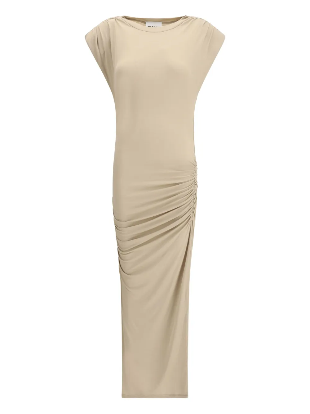 MARANT ÉTOILE Midi-jurk met ruches Beige