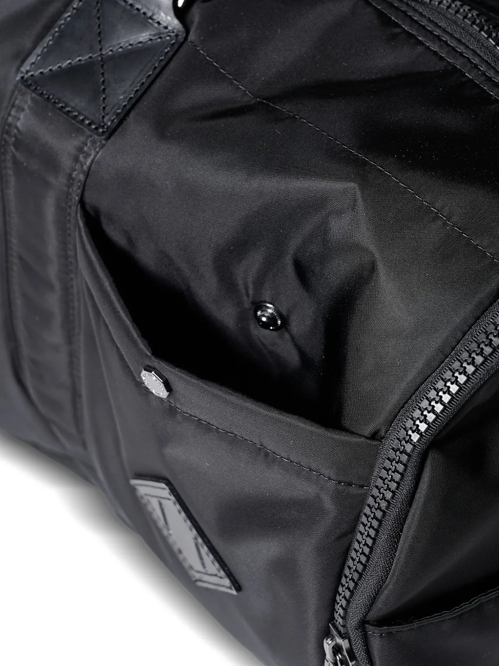 Makavelic Gewatteerde reistas Zwart