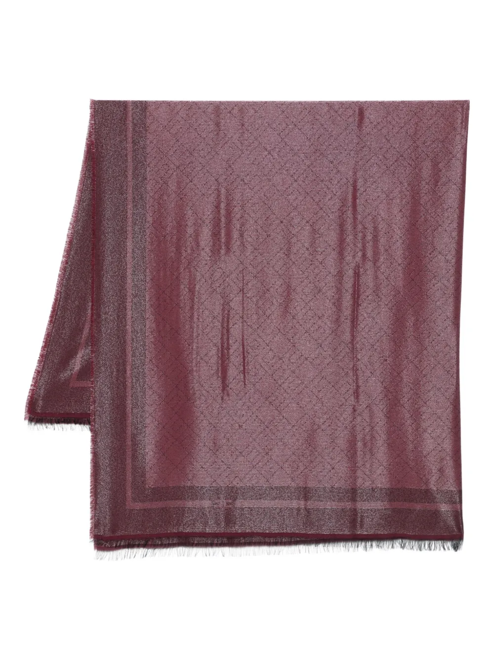 geometric-pattern scarf