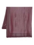 Elisabetta Franchi pattern-jacquard scarf - Red